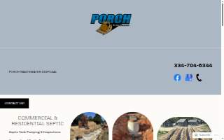 Porch Wastewater website
