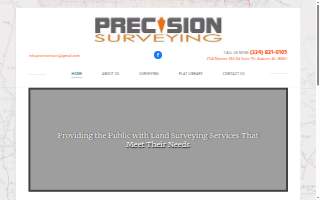 Precision Surveying LLC website