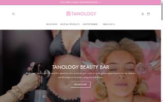 TANology Spray Tan & Beauty Bar website