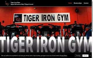Tiger Iron Gym website