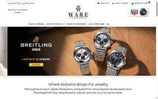 Ware Jewelers website