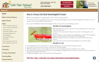 Wild Birds Unlimited website
