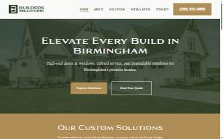 Builders Millwork website