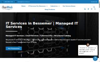 Clear Winds Technologies of Bessemer website