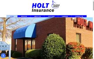 Holt Insurance Agency website