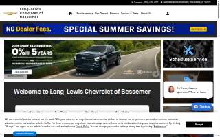 Long-Lewis Chevrolet of Bessemer website