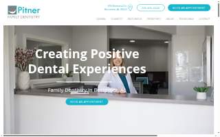Pitner Family Dentistry of Bessemer website