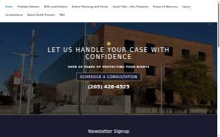 Preston Law Office of Bessemer website