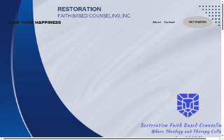 Restoration Faith Based Counseling, Inc website