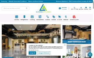 Alabama Appliance of Birmingham website