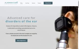 Alabama Ear Specialists of Birmingham website
