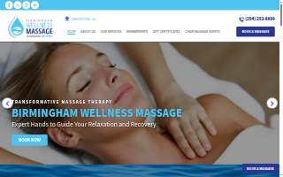 Birmingham Wellness Massage website