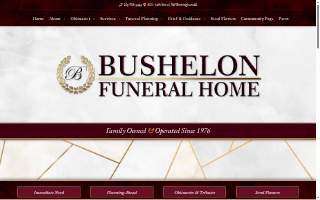 Bushelon Funeral Home website