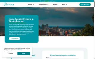 Chorus Security website