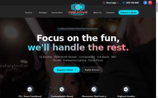 Creative Entertainment website
