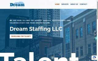 Dream Staffing website