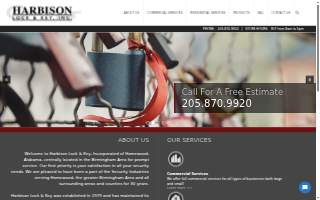 Harbison Lock and Key, Inc. of Birmingham website