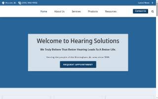 Hearing Solutions website