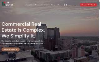 JH Berry- Commercial Real Estate of Birmingham website