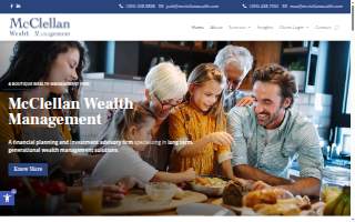 McClellan Wealth Management website