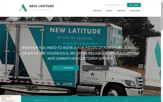 New Latitude Movers of Birmingham website