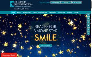 Oak Mountain Orthodontics of Birmingham website