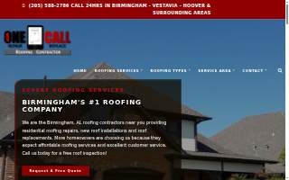 One Call Roofing, LLC website