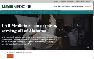 UAB St. Vincent’s Women’s Health website