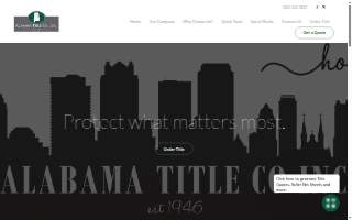 Alabama Title Co Inc of Center Point website