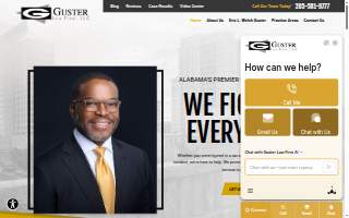 Guster Law Firm, LLC of Center Point website