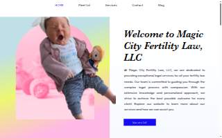 Magic City Fertility Law, LLC website