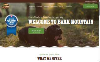 Bark Mountain Pet Resort website