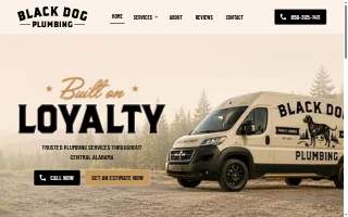 Black Dog Plumbing website