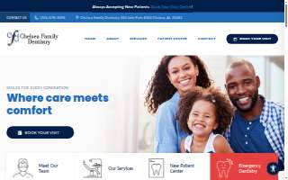 Chelsea Family Dentistry, PC website