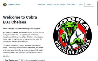 Cobra BJJ Chelsea website