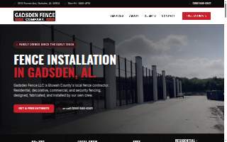 Gadsden Fence Co website