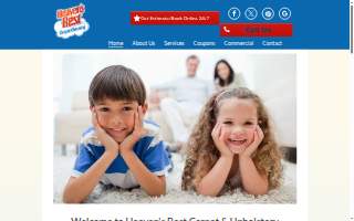 Heaven's Best Carpet & Upholstery Cleaning website