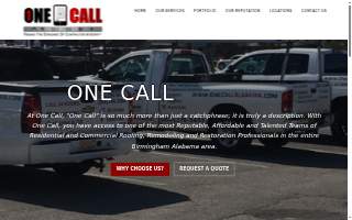 One Call Alabama website