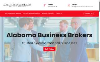Alabama Business Brokers website