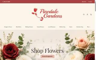 Clanton Florist website