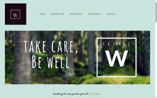 Clinic W website