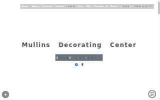 Mullins Decorating Center website