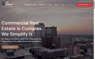 JH Berry- Commercial Real Estate of Clay website