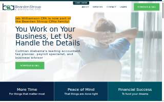 Bearden, Stroup & Associates, CPAs - Cullman website