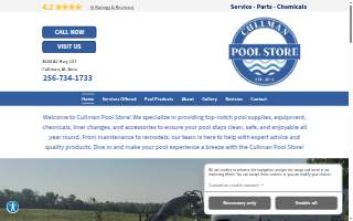Cullman Pool Store, LLC website