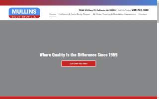 Mullins Body Shop LLC website