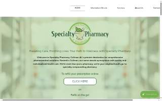 Specialty Pharmacy website