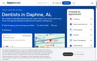 Aspen Dental - Daphne website