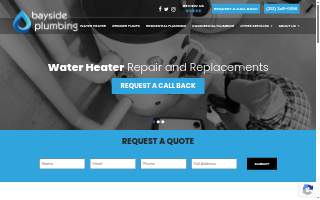 Bayside Plumbing website