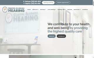 Coastal Alabama Hearing website